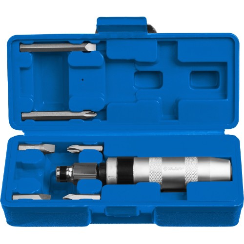 ЗУБР 8 предм., ударно-поворотная отвертка, Профессионал (2567)