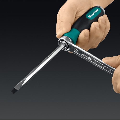 KRAFTOOL IMPACT SL 10, сквозной стержень Cr-Mo, ударная отвертка (250033-10)