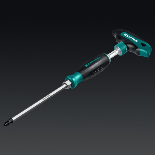 KRAFTOOL IMPACT 13 шт, сквозной стержень Cr-Mo, набор ударных отверток (25035)