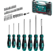 KRAFTOOL X-Drive 50, 50 предм., набор отверток и насадок (25815)