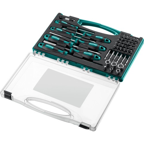 KRAFTOOL X-Drive 50, 50 предм., набор отверток и насадок (25815)
