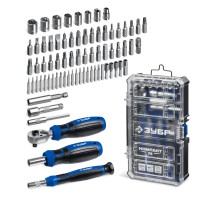 ЗУБР Компакт 74 предм., система стыковки Z-БОКС, универсальный набор инструмента, Профессионал (25283)