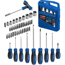 ЗУБР 46 шт, набор отверток с насадками, Профессионал (25283-H46)