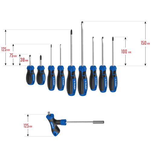 ЗУБР 46 шт, набор отверток с насадками, Профессионал (25283-H46)