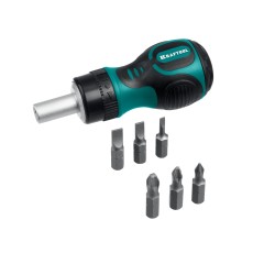 KRAFTOOL Kompakt-6, 6 предм., с битами, реверсивная отвертка (26190-H7)