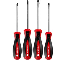 ЗУБР 4 шт, набор отвёрток (25065-H4)