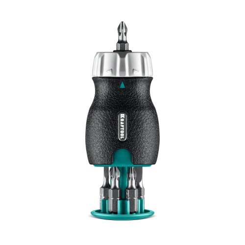 KRAFTOOL EXTREM Kompakt набор: реверсивная отвертка с битами 6 шт (25877)