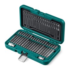 KRAFTOOL THS-42, 42 шт (HEX, TX, SPLINE) хвостовик 10 мм под квадрат 1/2″ набор специальных бит (26554)