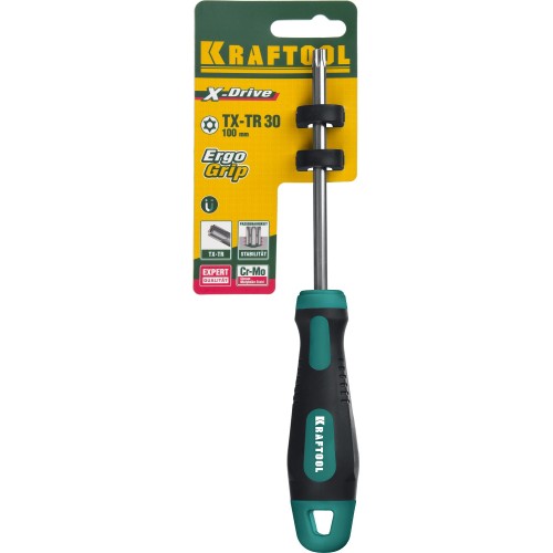 KRAFTOOL Х-Drive, TX HOLE30 x 100, отвертка (250077-30-100)