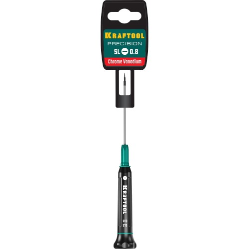 KRAFTOOL Precision SL0.8, отвертка для точных работ (25681-0.8)