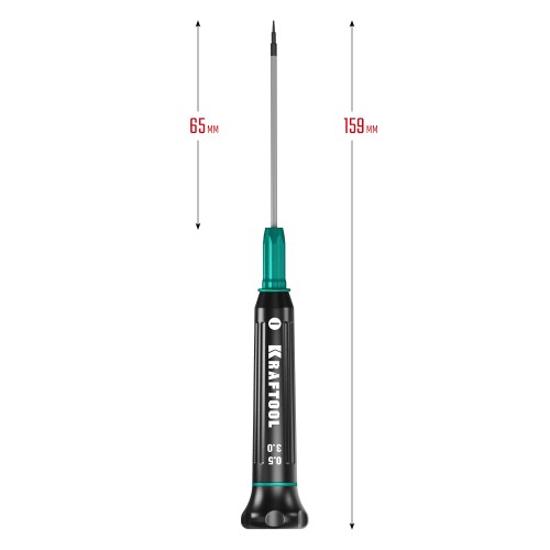 KRAFTOOL Precision SL3.0, отвертка для точных работ (25681-3.0)