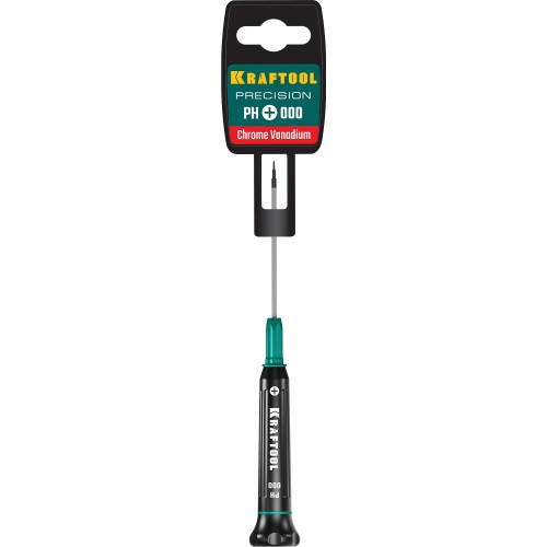 KRAFTOOL Precision PH000, отвертка для точных работ (25682-000)
