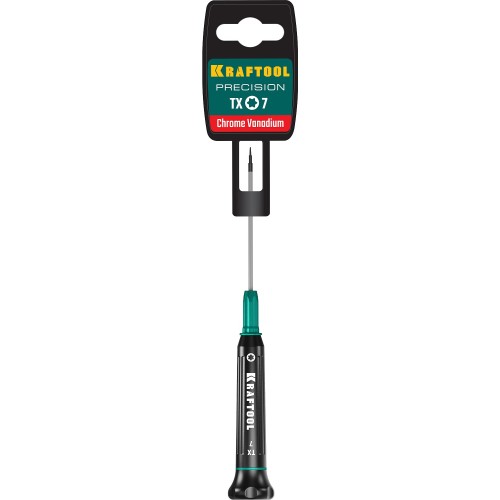 KRAFTOOL Precision TX7, отвертка для точных работ (25684-07)