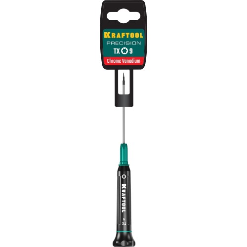 KRAFTOOL Precision TX9, отвертка для точных работ (25684-09)