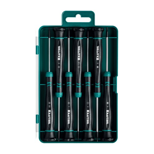 KRAFTOOL Precision 7, 7 предм., Набор отверток (25686)