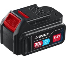 ЗУБР T7, 20 В, 6.0 А·ч, аккумуляторная батарея, Профессионал (ST7-20-6)