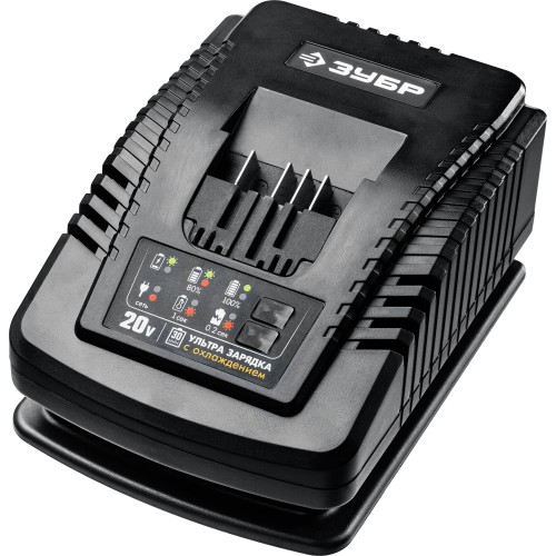 ЗУБР T7, 20 В, 6 А, зарядное устройство для Li-Ion АКБ, Профессионал (RT7-20-6)