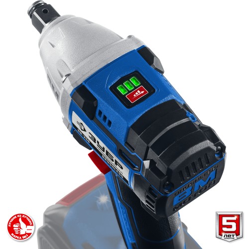 ЗУБР Т7, 20 В, 280 Н·м, без АКБ, бесщеточный гайковерт, Профессионал (GB-250)