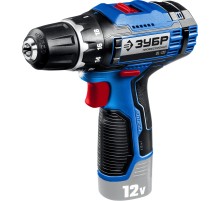ЗУБР 12 В, 40 Н·м, без АКБ (тип Т7), дрель-шуруповерт, Профессионал (DL-121)