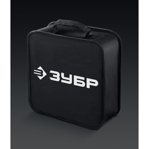 ЗУБР 12 В, D76 мм, 1 АКБ тип Т7 (4 А·ч), бесщеточная УШМ, сумка, Профессионал (AB-76-41)