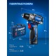 ЗУБР КОМПАКТ #3, 12 В, 45 Н·м, 2 АКБ тип Т7 (2 А·ч), дрель-шуруповерт, BRUSHLESS, кейс, Профессионал (DB-121-22)