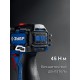ЗУБР КОМПАКТ #3, 12 В, 45 Н·м, 2 АКБ тип Т7 (2 А·ч), дрель-шуруповерт, BRUSHLESS, кейс, Профессионал (DB-121-22)