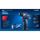 ЗУБР КОМПАКТ #4, набор: дрель-шуруповерт + LED фонарь, BRUSHLESS, 12 В, 45 Н·м, 2 АКБ тип Т7 (2 А·ч), кейс, Профессионал (DB-121-22F)
