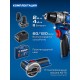 ЗУБР КОМПАКТ #5, набор: дрель-шуруповерт + мини УШМ + LED фонарь, BRUSHLESS, 12 В, 45 Н·м, 2 АКБ тип Т7 (4 и 2 А·ч), кейс, Профессионал (DB-121-42AB)