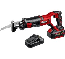 ЗУБР С1-18, 18 В, 180 мм, 1 АКБ (4 А·ч), сабельная пила (СПЛ-185-41)