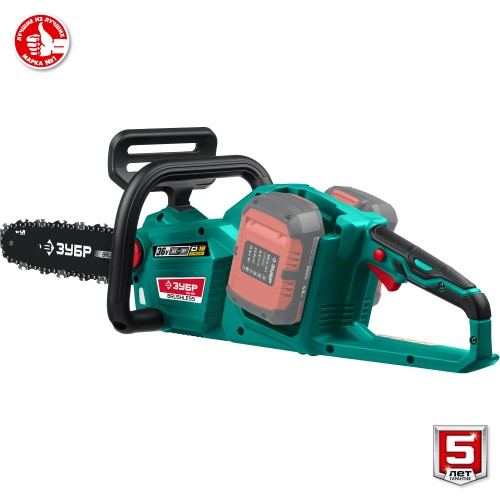 ЗУБР С1-18, 36 В, 35 см шина, без АКБ, бесщеточная цепная пила (ПЦЛ-3635)