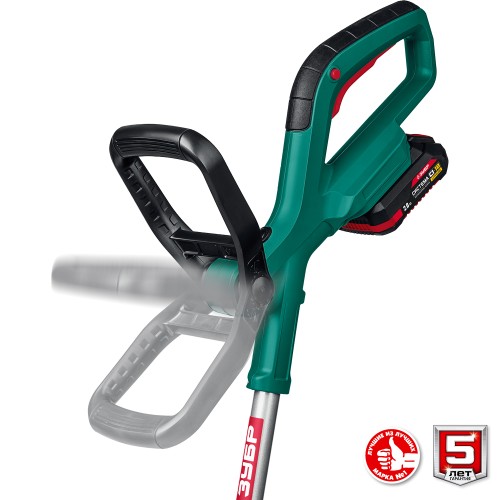 ЗУБР С1-18, 18 В, 25 см, 1 АКБ (2 А·ч), аккумуляторный триммер (ТА-185-21)