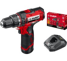 ЗУБР С1-12, 12 В, 30 Н·м, 1 АКБ (2 А·ч), дрель-шуруповерт (ДШЛ-125-21)