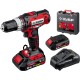 ЗУБР С1, 14.4 В, 35 Н·м, 2 АКБ (2 А·ч), дрель-шуруповерт, кейс (ДШЛ-145-22)
