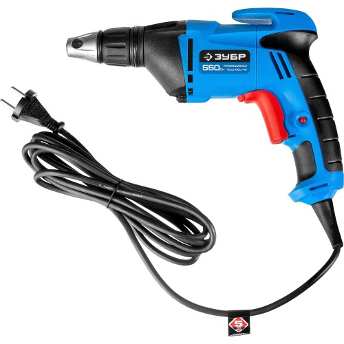 ЗУБР УНИВЕРСАЛ, 550 Вт, 10 Н·м, сетевой шуруповерт (ЗСШ-550-45)