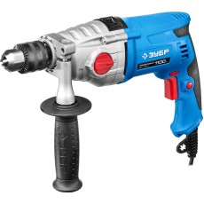 ЗУБР 1100 Вт, 13 мм, 2 скорости, ударная дрель, мет. корпус, Профессионал (ЗДУ-1100 ЭРММ2)