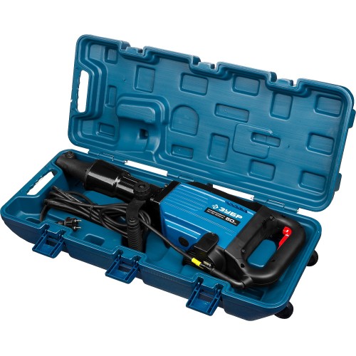 ЗУБР Бетонолом, 50 Дж, 2000 Вт, АВТ, отбойный молоток HEX-28, Профессионал (ЗМ-50-2000 ВК)