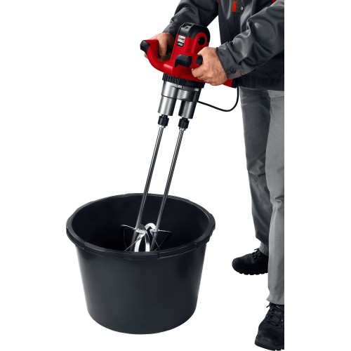 ЗУБР М27, 1400 Вт, строительный двойной миксер (МРД-1400)