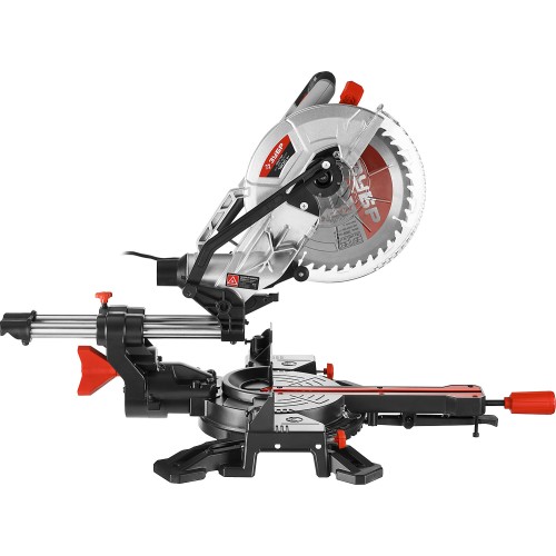 ЗУБР ЗПТ-255-1800 ПЛ пила торцовочная с протяжкой, d 255 х 30 мм, 1800 Вт