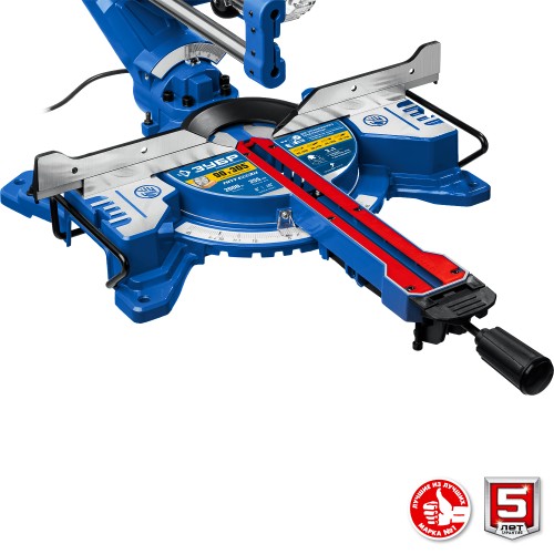 ЗУБР Профессионал ППТ-255-П пила торцовочная с протяжкой, d 255 х 30 мм, 2000 Вт