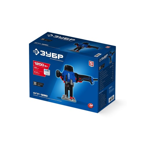 ЗУБР 1200 Вт, 80 мм, универсальный фрезер, Профессионал (ФПР-1280)
