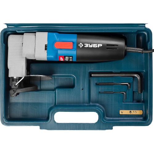 ЗУБР 500 Вт, электрические листовые ножницы, кейс, Профессионал, (ЗНЛ-500)