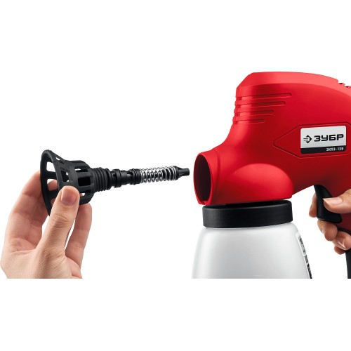 ЗУБР 120 Вт, краскопульт электрический, безвоздушный (ЗКПЭ-120)