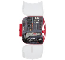 ЗУБР 219 предметов, 130 Вт, набор мини-насадок с гравером (ЗГ-130ЭК H219)