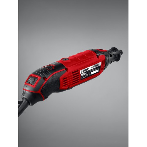 ЗУБР 245 предметов, 160 Вт, набор мини-насадок с гравером (ЗГ-160-H245)