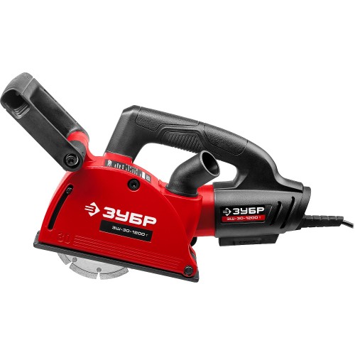 ЗУБР d 125 мм, 1200 Вт, 30 мм, штроборез (бороздодел) (ЗШ-30-1200 Т)