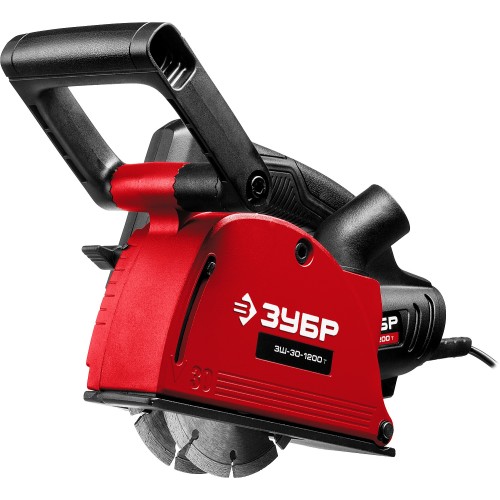 ЗУБР d 125 мм, 1200 Вт, 30 мм, штроборез (бороздодел) (ЗШ-30-1200 Т)