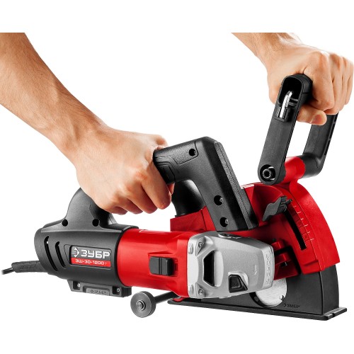 ЗУБР d 125 мм, 1200 Вт, 30 мм, штроборез (бороздодел) (ЗШ-30-1200 Т)