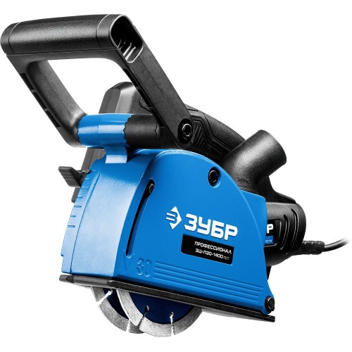 ЗУБР d 125 мм, 1400 Вт, 30 мм, штроборез (бороздодел), Профессионал (ЗШ-П30-1400 ПСТ)