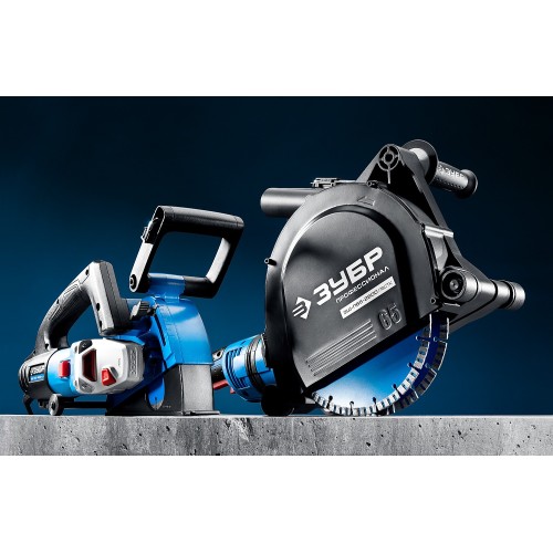 ЗУБР d 125 мм, 1400 Вт, 30 мм, штроборез (бороздодел), Профессионал (ЗШ-П30-1400 ПСТ)