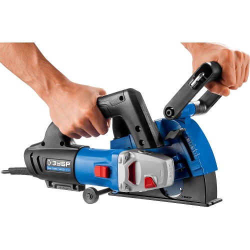 ЗУБР d 125 мм, 1400 Вт, 30 мм, штроборез (бороздодел), кейс, Профессионал (ЗШ-П30-1400 ПСТК)